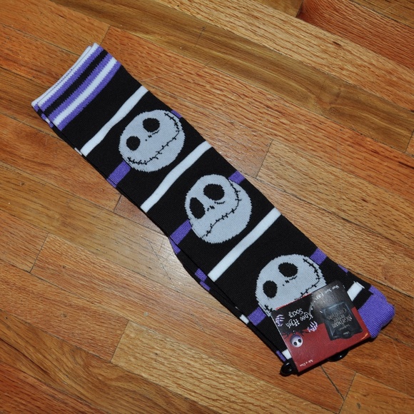 LAST PAIR!! New TNBC Jack Skellington Socks NWT - Picture 3 of 8